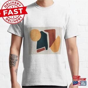 Irregular Geometrical Shapes Abstract Illustration T-Shirt